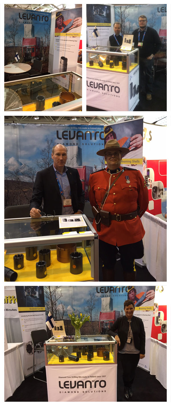 Levanto booth at PDAC 2016
