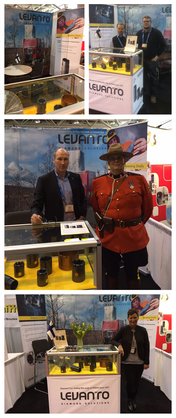 Levanto booth at PDAC 2016