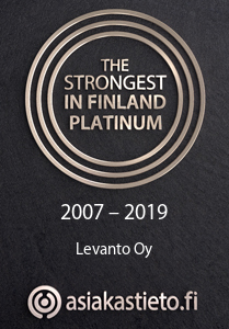 Strongest in Finland Platinum certificate Levanto