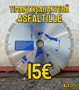 Timanttisahanterä asfaltille