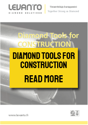 Diamond tools for construction