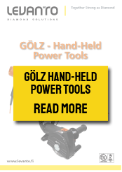 Gölz hand held power tools