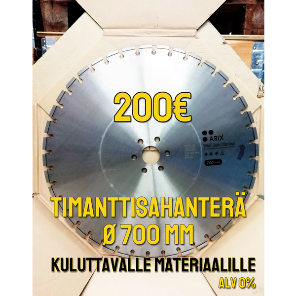 Arix timanttisahanterä Ø 700 mm