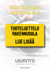 Levanto tuoteluettelo - rakennusala